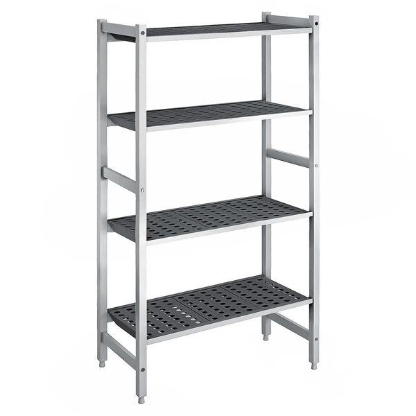 Aluminum base shelf - 780 x 1800 mm
