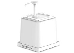 Mayonnaise / Sauce Dispenser - 2 L - Polypropylene - Pump Dispenser