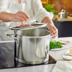 DEMEYERE| Atlantis 7 Lid – Ø 22 cm - Oven Safe - One‑Piece Welded Form Handle