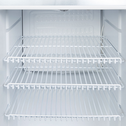 GASTRO-COOL | Minibar koelkast - 430mm - 62 liter - met 1 glazen deur - Zilver