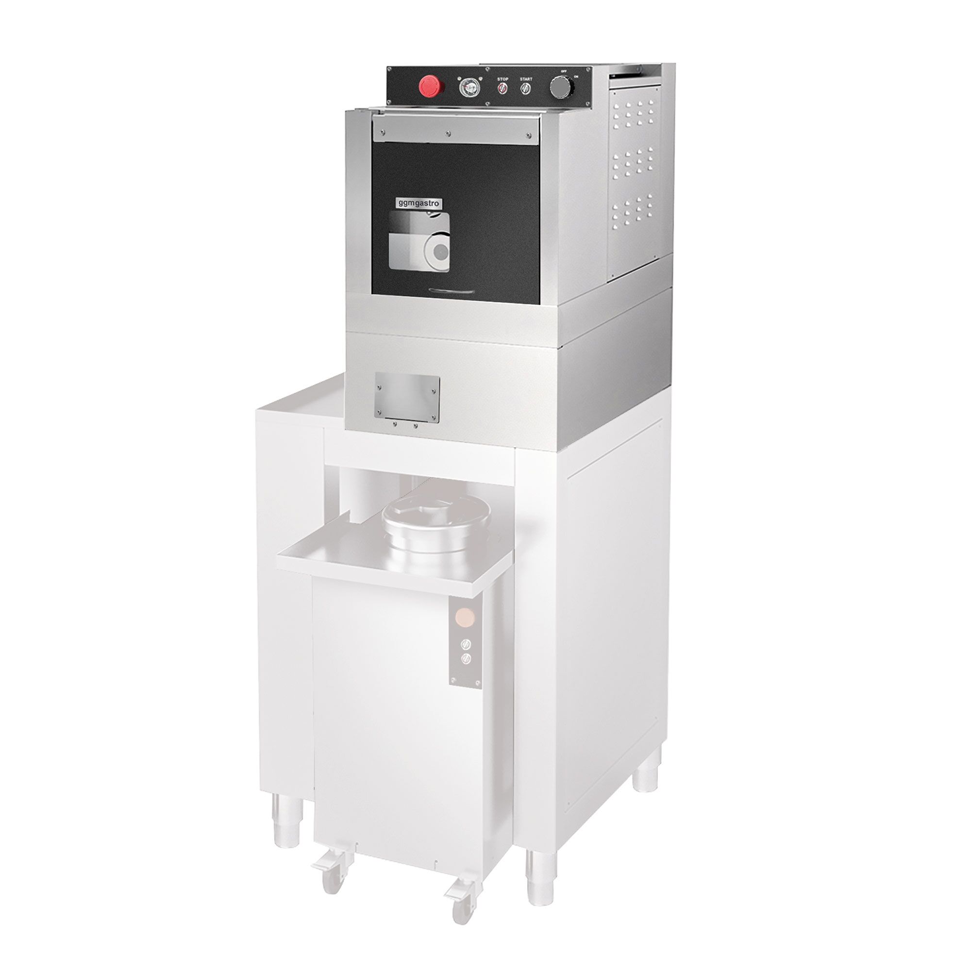 Diviseuse portionneuse manuelle - 0,46kW - Plage de poids : ~50-300g - Capacité : 44L - max. 1200 pâtons/h