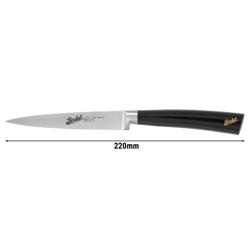BERKEL | Elegance Paring & Peeling Knife – 11 cm - Gloss Black Resin Handle