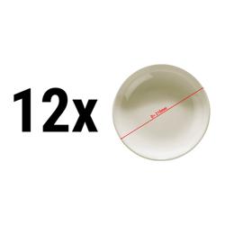 (12 قطع) TEOS - طبق عميق - عميق - بورسلان - Ø 210mm - كريمي