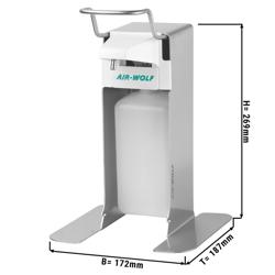 AIR-WOLF| Kollu  Sabun ve Dezenfektan Dispenseri - 500 ml - Paslanmaz çelik
