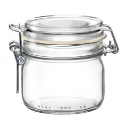 (6 buc) Bormioli Rocco | Borcan pentru conserve - DUBLIN - 130ml - cu clemă metalică