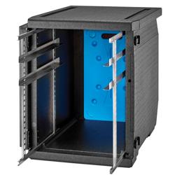 CAMBRO | CAM GOBOX® - Μπροστινή φόρτωση - EN 600x400 - χωρίς ράγες στήριξης - Μαύρο