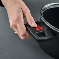 BALLARINI | CLICK & COOK - Set ustensile de gătit cu capac - 3 buc - Negru