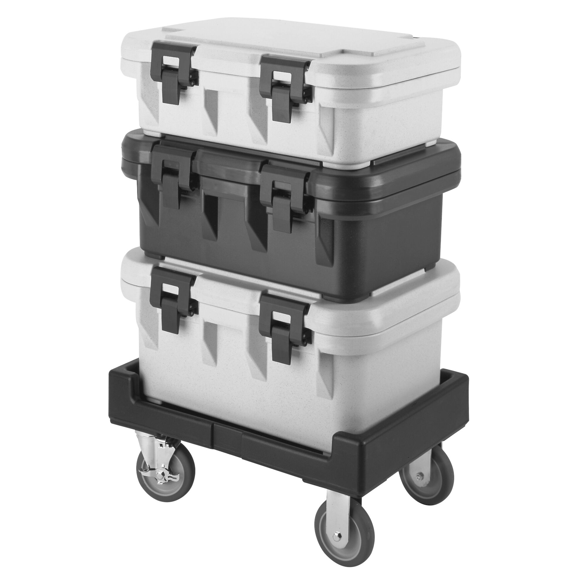 CAMBRO | ULTRA CAMTAINERS® - Conteneur thermique 23,2 litres - Pour 1 bac GN 1/1 - Gris moucheté     