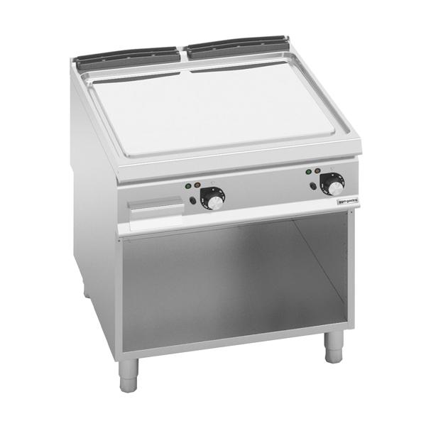Fry Top Elettrico Professionale - 13,7 kW - Liscio - incl. sottotelaio