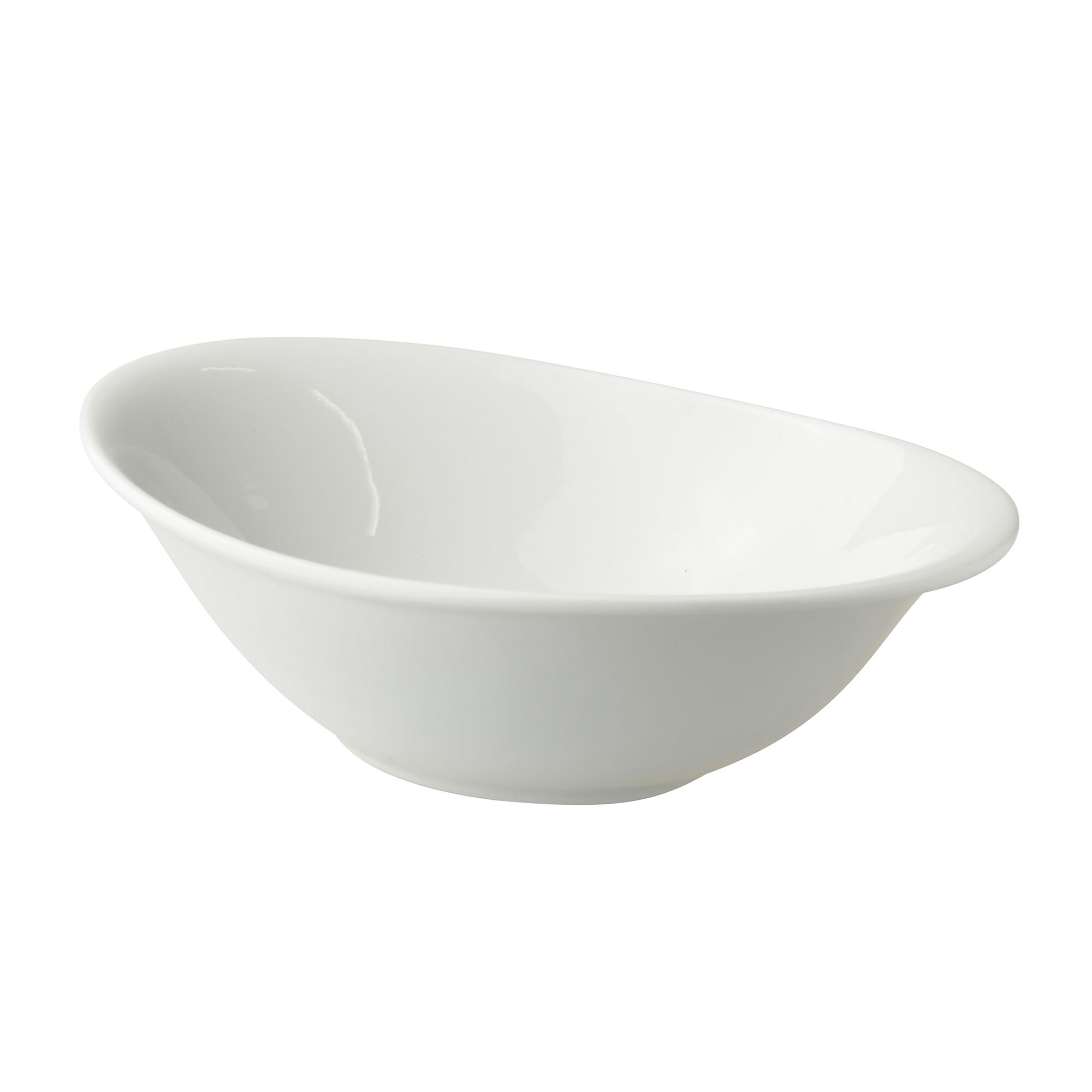 (6 komada) WHITE DELIGHT - Zdjela - 210x135 mm - 450 ml - Bijela boja