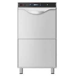 Lavastoviglie professionale a doppia parete - Elettronica - 6,75kW - con dosatori detergente e brillantante + pompa di scarico