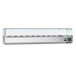 Unidade Saladbar ECO 2,0 x 0,34 m - para 10x 1/4 recipientes GN