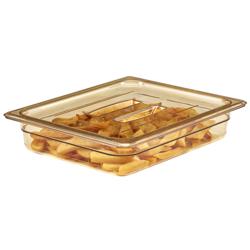 (6 stuks) CAMBRO | H-PAN™ - Hittebestendige Gastronormbak 1/2 - Amber - Hoogte: 65mm