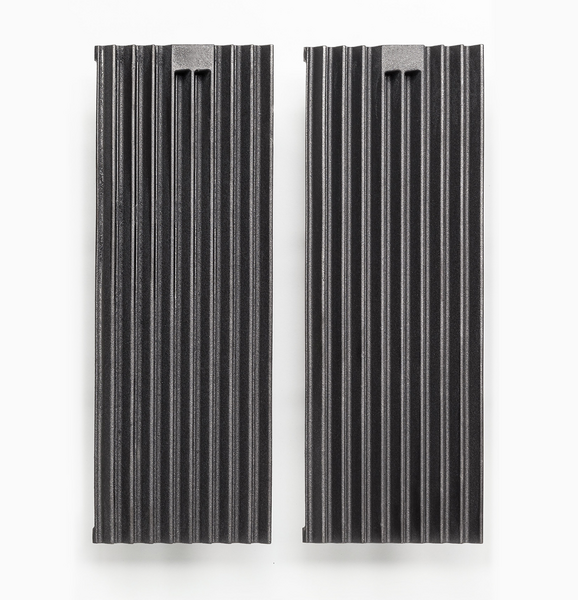 (2 bucăți) grătare din fontă - 175 x 515 mm