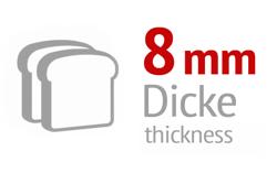 Tafelmodel broodsnijmachine - Snijdikte 8 mm - 370 Watt