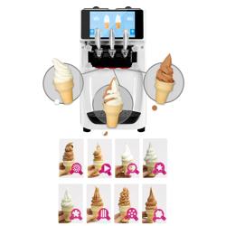 Macchina per gelato soft - 30-32 Litri/h - 2,6 kW - con display