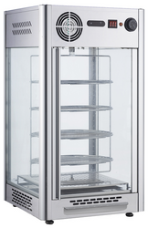 Vitrina de conservación del calor de 108 litros - acero inoxidable