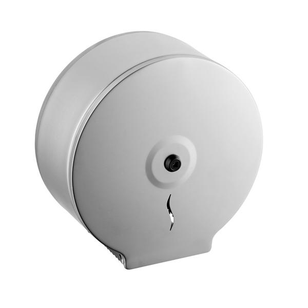 Dispensador de papel higiénico jumbo para WC - para 1 rolo jumbo até 210mm - aço inoxidável