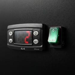 Armadio congelatore in acciaio inox ECO - GN 2/1 - 440L - con 1 porta