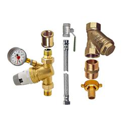 Commercial portioning and spatula rinser with portioning nozzle and integrated sieve insert