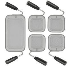 Pastamanden-set - 1x 1/3 & 4x 1/6 - RVS | kunststof handgreep - passend voor GNB499E, GNB899E & ENB499P