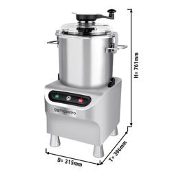 Cutter - 18 Liter - 1,5 kW - 220 Volt - 1500 U/min