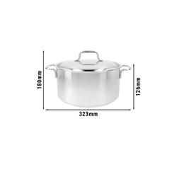 DEMEYERE | APOLLO 7 - Poêle à frire avec couvercle - Ø 240mm -  inox