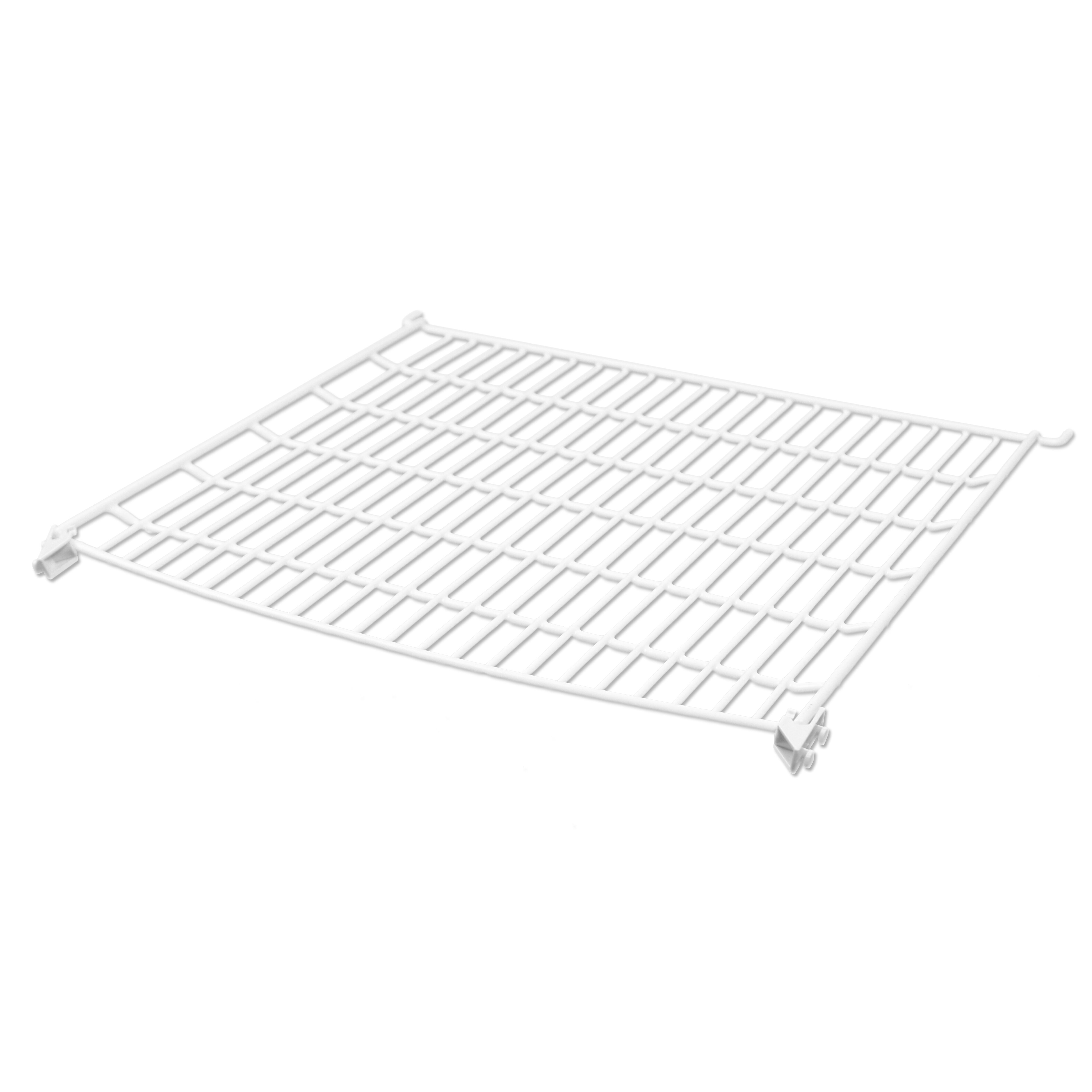 Grille plastifiée - Blanc - incl. supports - compatible avec vitrine panoramique PVNR235N