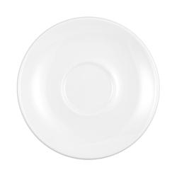 (6 pieces) SELTMANN WEIDEN | Round Espresso Saucer Meran Steak & More – Ø127 mm – High-Gloss Porcelain