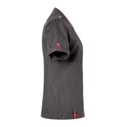 KARLOWSKY | Dames Koksjas Met Korte Mouwen - Denim Style ROCK CHEF®-Stage2 - maat: 40