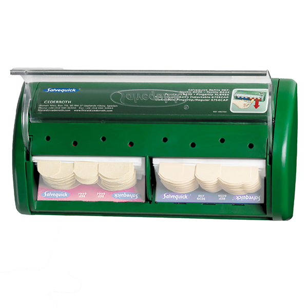 Distribuitor de plasturi gol Salvequick® - incl. 12 inserții de reumplere