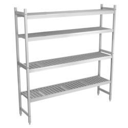 Aluminium basic shelf - 1611 x 1800 mm