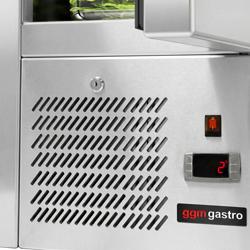 Saladette ECO - 450mm - 1 Tür - mit Einlass für 1x GN 1/1 & Edelstahldeckel