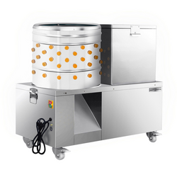 2-in-1 plukmachine en broeiketel voor pluimvee - Trommel Ø 60 cm
