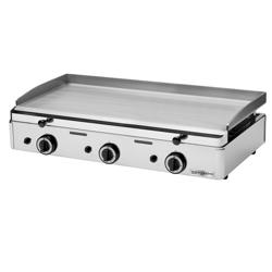 Gas stekbord - 8,25 kW - Slät - Stekyta: 783x395 mm - bordsmodell