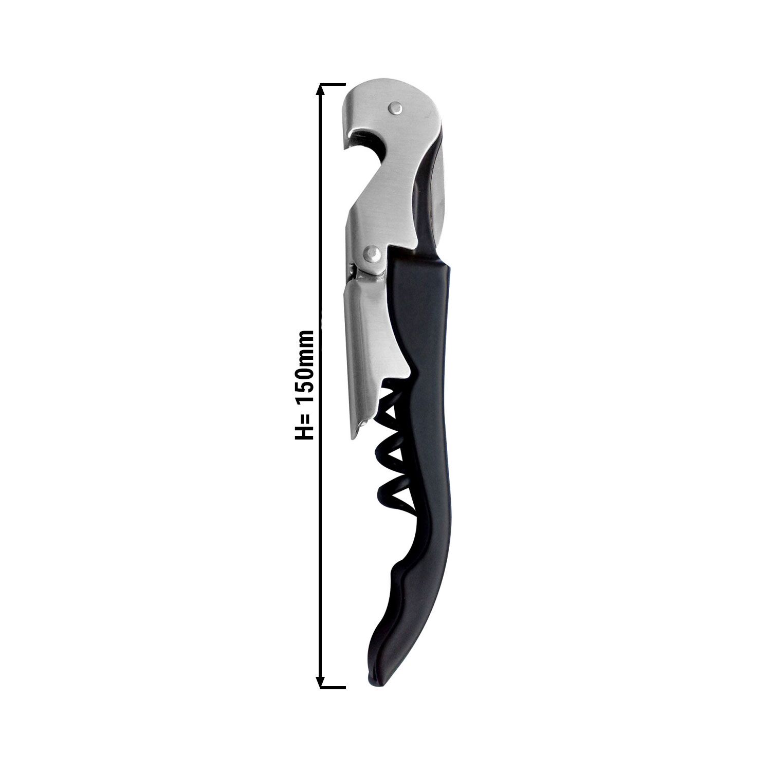 (6 pcs) Limonadier - Professionnel - Longueur : 150mm - Noir