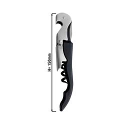 (6 peças) Faca de empregado de mesa - Bar Professional - 12 cm - preto