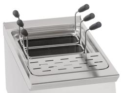 Commercial Electric Pasta Cooker - Single Tank - Freestanding - 30L - 8kW - with Drain Tap