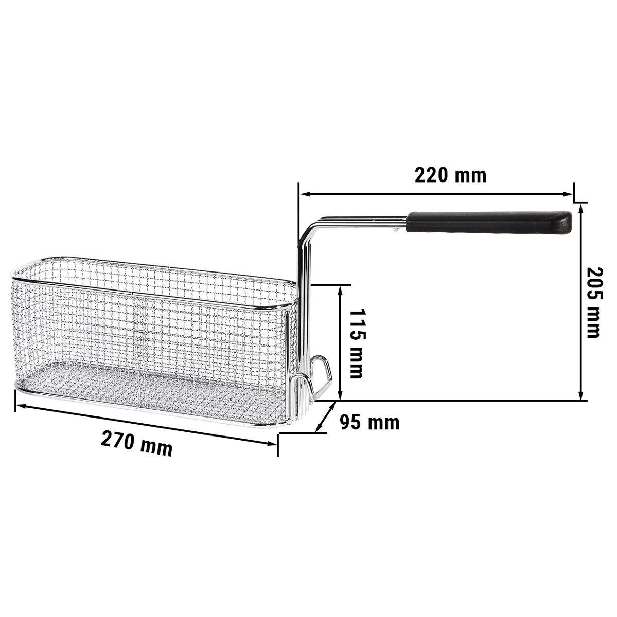 Demi-panier pour friteuses électriques – Série 700