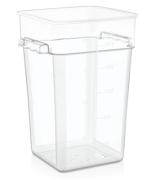 Voedseldoos - Kunststof - hoogte: 398mm - 20,8 liter