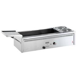 UBERT | Piec do smażenia ryb - 23,75 kW - 1 półka & 2 pojemniki