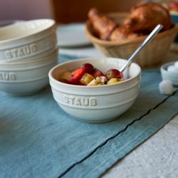STAUB | CERAMIQUE - Tálkészlet, 4 db - Ø 120mm - Kerámia - Elefántcsont-fehér