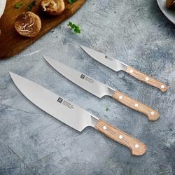 ZWILLING | PRO WOOD - Juego de cuchillos - 3 piezas - Natural
