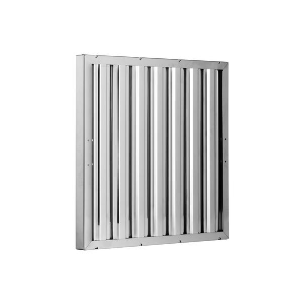 Lamellenfilter RVS - 400x400mm - Type A