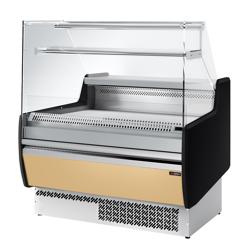 Witryna chłodnicza - 998x953x1315mm - 110L - front Beżowy - z 1 drzwiami - 1 półki