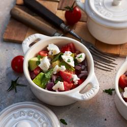 STAUB | CERAMIQUE – Zestaw garnków Cocotte – 4 szt. – Ø 100 mm – ceramika – kolor kości słoniowej