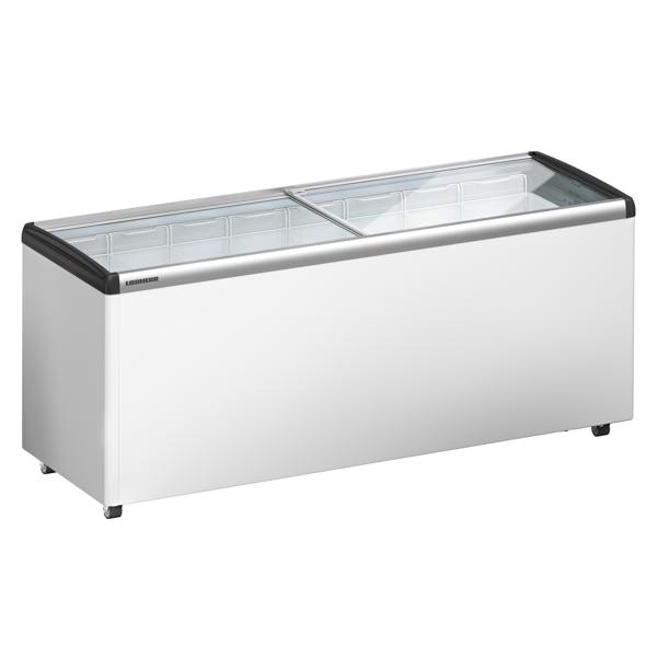 LIEBHERR | Congélateur coffre - 457 litres - Avec couvercle en verre coulissant - Blanc