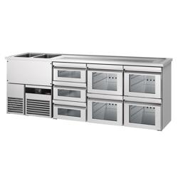 Barkoelkast PREMIUM - 2500x700mm - 7 laden