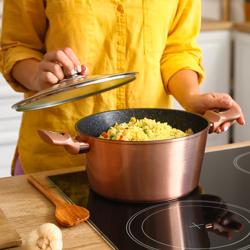 BALLARINI | Universal Glass Pan Lid Ø 20 cm – domed - dishwasher-safe - heat-resistant knob