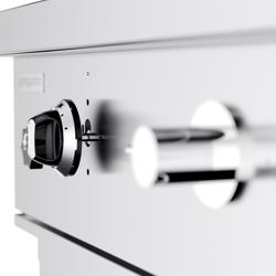 Gazlı Wok Ocak - 45 kW - 3 Gözlü - 2 mini su kolonu dahil